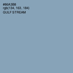#86A3B8 - Gulf Stream Color Image